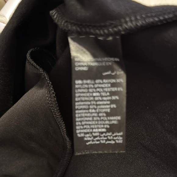 WHBM Black A-line Scoop Neck Dress - Picture 7 of 9